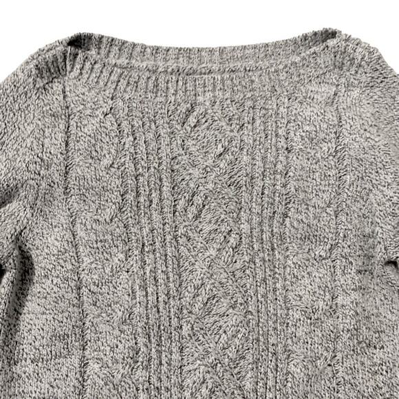 Rebecca Malone Lavender Fleck Cable Knit Sweater Small Acrylic Blend CozyCore - Picture 2 of 10